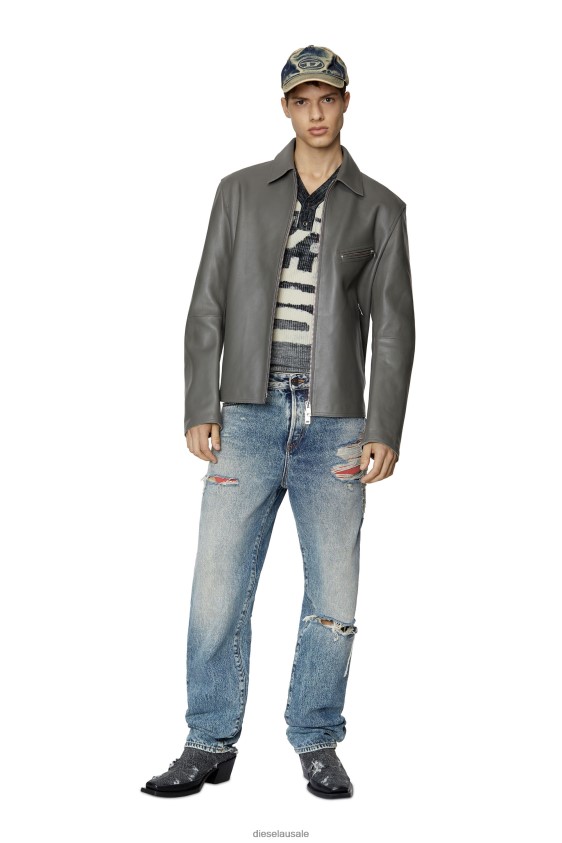 Diesel l-korn Apparel Grey Men 2XT44N57 Diesel l-korn Apparel Grey Men 2XT44N57