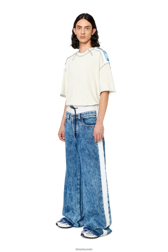 Diesel t-crahor-ss-g1 Apparel Light Grey Men 2XT44N189 Diesel t-crahor-ss-g1 Apparel Light Grey Men 2XT44N189