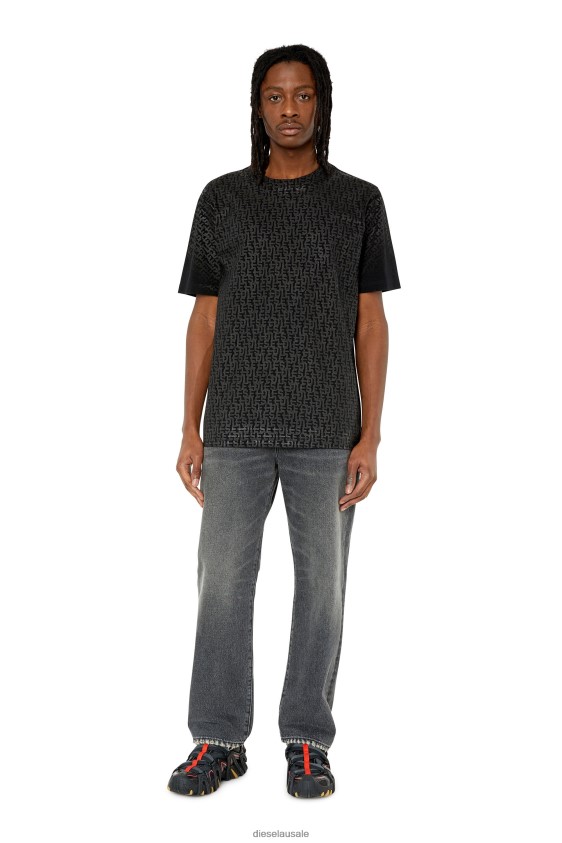 Diesel t-just-mono Apparel Black Men 2XT44N188 Diesel t-just-mono Apparel Black Men 2XT44N188
